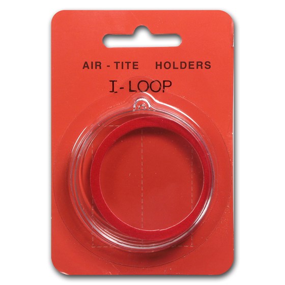 Ornament Capsule for Silver Rounds - 39mm (Red Ring) Ornament Capsule for Silver Rounds - 39mm (Red Ring)